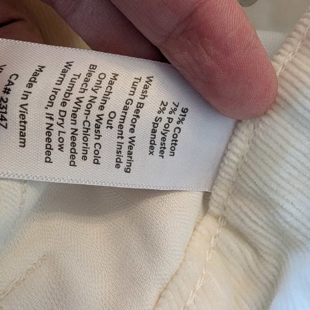 Talbots Cream Women Jeans - Picture 7 of 7